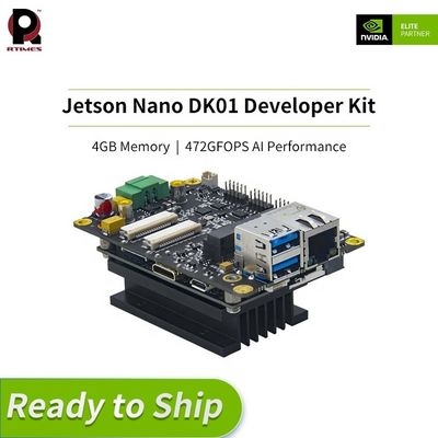 NVIDIA Jetson Nano Kit de Desarrollador RTS-NANO-DK01 con 4 GB de RAM y caja de cámara incrustada