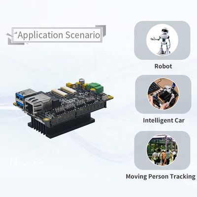 NVIDIA Jetson Nano Kit de Desarrollador RTS-NANO-DK01 con 4 GB de RAM y caja de cámara incrustada