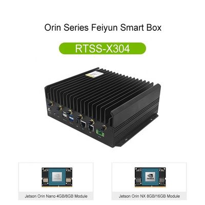 Industria Inteligente 192mm*175mm*75mm Feiyun Smart Box RTSS-X304 con módulo Nvidia Jetson Orin Nx 16g