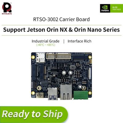 Modulo de Inteligencia Artificial de IA en tiempo real Orin Nano/Orin NX Junta de desarrollo de módulos RTSO-3002 Junta de portadores industriales
