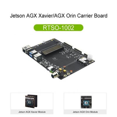 Entrada de energía de 9V a 20V Jetson AGX Orin 64 GB RTSO-1002 Tarjeta portadora industrial para AI Box